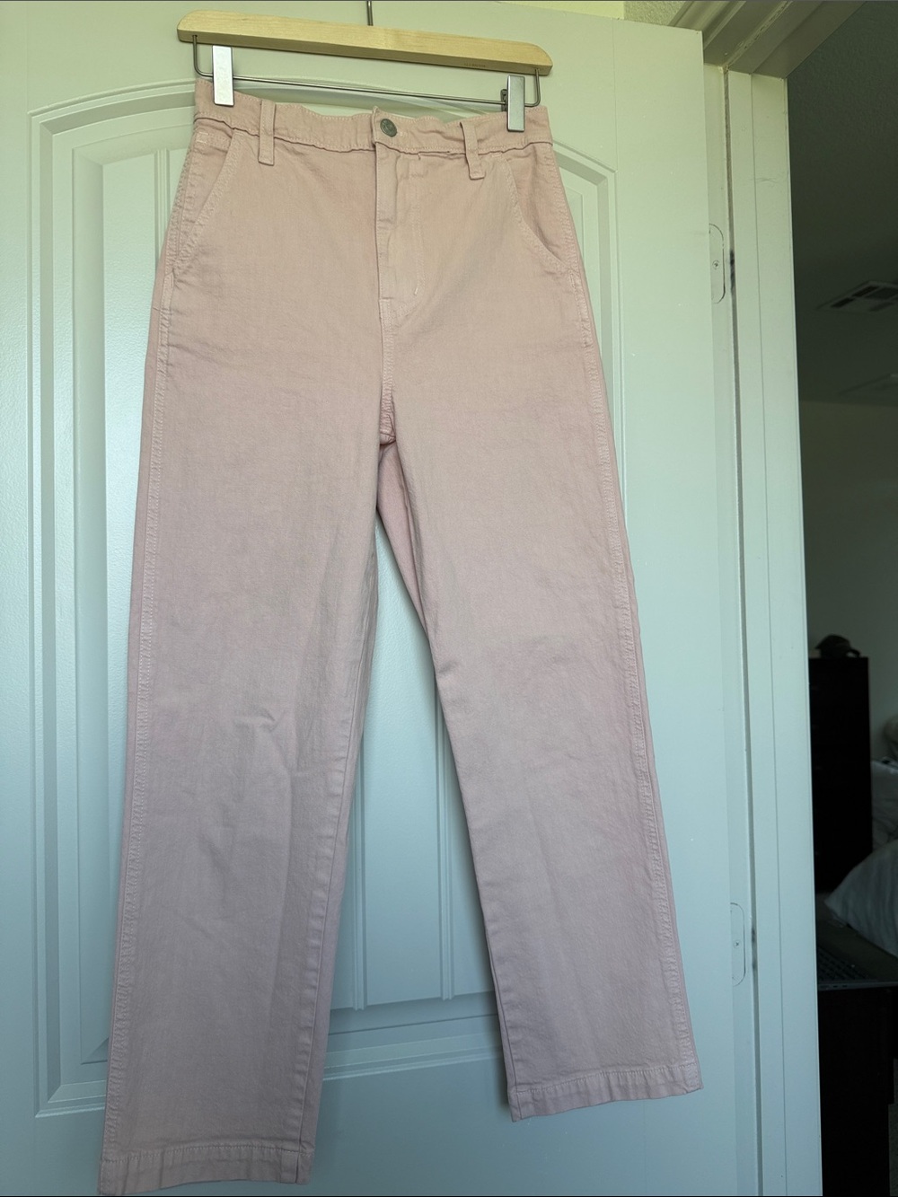 Madewell cropped trouser jean